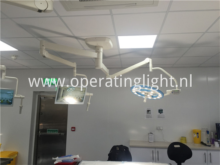 Hollow examination operation lamp